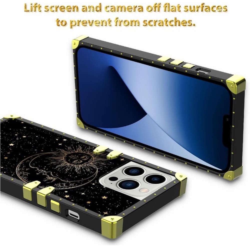 Iphone 14 pro max case Brand New Stars and Moon Art Deco